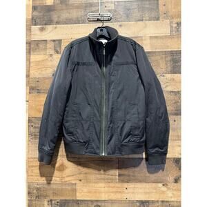 Calvin Klein- Casual Black Zip-up Jacket- Women Size M
